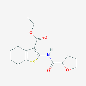 Ethyl 2-[(tetrahydrofuran-2-ylcarbonyl)amino]-4,5,6,7-tetrahydro-1-benzothiophene-3-carboxylate