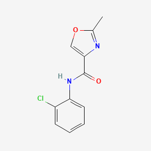 N-(2-chlorophenyl)-2-methyl-1,3-oxazole-4-carboxamide