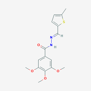 3,4,5-trimethoxy-N'-[(5-methyl-2-thienyl)methylene]benzohydrazide