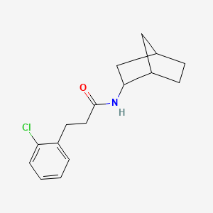 N-(bicyclo[2.2.1]hept-2-yl)-3-(2-chlorophenyl)propanamide