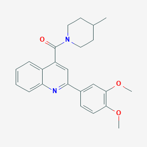 [2-(3,4-Dimethoxyphenyl)-4-quinolyl](4-methylpiperidino)methanone
