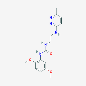 N-(2,5-dimethoxyphenyl)-N'-{2-[(6-methyl-3-pyridazinyl)amino]ethyl}urea