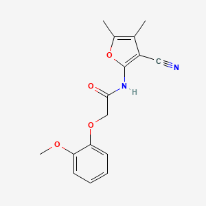 N~1~-(3-CYANO-4,5-DIMETHYL-2-FURYL)-2-(2-METHOXYPHENOXY)ACETAMIDE