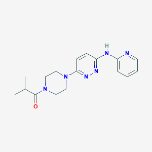 6-(4-isobutyryl-1-piperazinyl)-N-2-pyridinyl-3-pyridazinamine