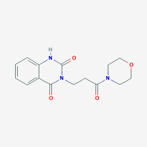 3-[3-(MORPHOLIN-4-YL)-3-OXOPROPYL]-1,2,3,4-TETRAHYDROQUINAZOLINE-2,4-DIONE