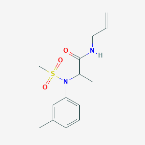 N~1~-allyl-N~2~-(3-methylphenyl)-N~2~-(methylsulfonyl)alaninamide