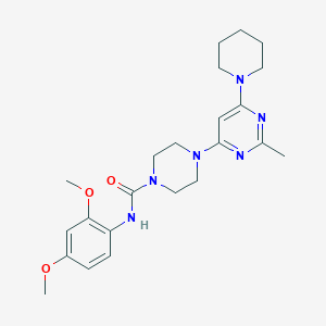 N-(2,4-Dimethoxyphenyl)-4-[2-methyl-6-(piperidin-1-YL)pyrimidin-4-YL]piperazine-1-carboxamide