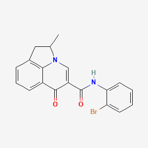 N-(2-bromophenyl)-2-methyl-6-oxo-1,2-dihydro-6H-pyrrolo[3,2,1-ij]quinoline-5-carboxamide