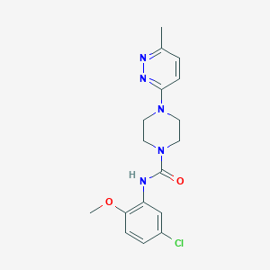 N-(5-chloro-2-methoxyphenyl)-4-(6-methyl-3-pyridazinyl)-1-piperazinecarboxamide