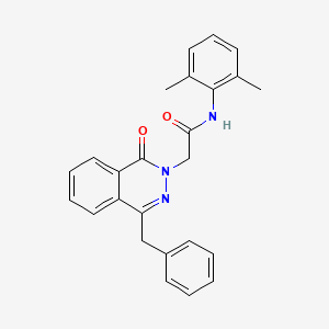 2-(4-benzyl-1-oxo-2(1H)-phthalazinyl)-N-(2,6-dimethylphenyl)acetamide