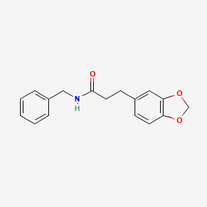 3-(2H-1,3-benzodioxol-5-yl)-N-benzylpropanamide