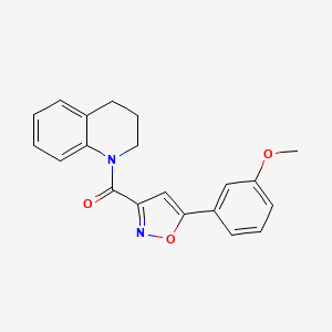 1-{[5-(3-methoxyphenyl)-3-isoxazolyl]carbonyl}-1,2,3,4-tetrahydroquinoline