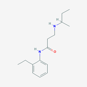 3-(sec-butylamino)-N-(2-ethylphenyl)propanamide