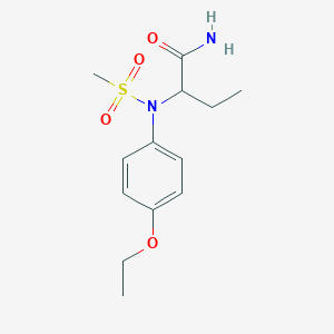 2-[(4-ethoxyphenyl)(methylsulfonyl)amino]butanamide