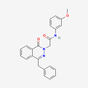 2-(4-benzyl-1-oxo-2(1H)-phthalazinyl)-N-(3-methoxyphenyl)acetamide