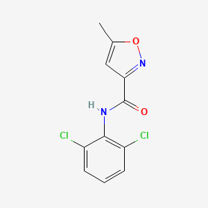 3-Isoxazolecarboxamide, N-(2,6-dichlorophenyl)-5-methyl-