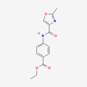 Ethyl 4-[(2-methyl-1,3-oxazole-4-carbonyl)amino]benzoate