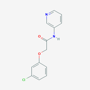 molecular formula C13H11ClN2O2 B4475636 2-(3-chlorophenoxy)-N-3-pyridinylacetamide CAS No. 25288-48-6