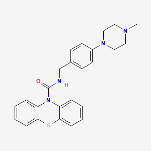 N-[4-(4-methyl-1-piperazinyl)benzyl]-10H-phenothiazine-10-carboxamide