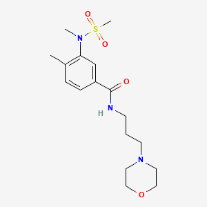 4-METHYL-3-(N-METHYLMETHANESULFONAMIDO)-N-[3-(MORPHOLIN-4-YL)PROPYL]BENZAMIDE