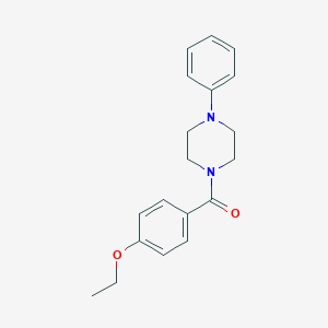 molecular formula C19H22N2O2 B447573 1-(4-Ethoxybenzoyl)-4-phenylpiperazine 