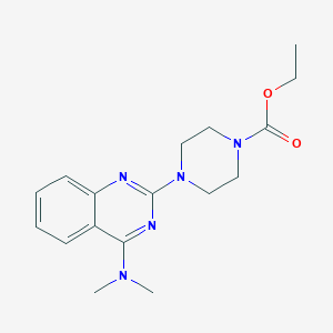 ethyl 4-[4-(dimethylamino)-2-quinazolinyl]-1-piperazinecarboxylate