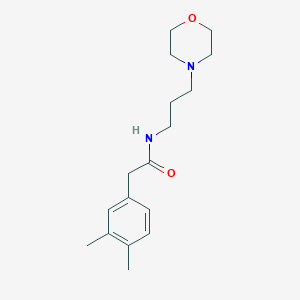 2-(3,4-dimethylphenyl)-N-[3-(4-morpholinyl)propyl]acetamide