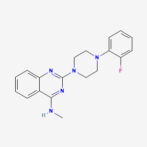 2-[4-(2-fluorophenyl)-1-piperazinyl]-N-methyl-4-quinazolinamine