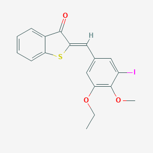 2-(3-ethoxy-5-iodo-4-methoxybenzylidene)-1-benzothiophen-3(2H)-one