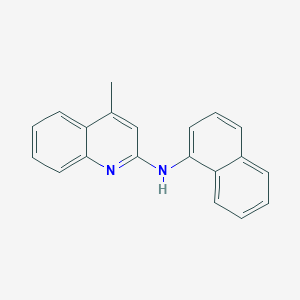 molecular formula C20H16N2 B447596 4-methyl-N-(naphthalen-1-yl)quinolin-2-amine 