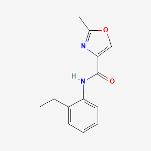 N-(2-ethylphenyl)-2-methyl-1,3-oxazole-4-carboxamide