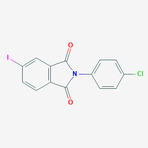 molecular formula C14H7ClINO2 B447604 2-(4-chlorophenyl)-5-iodo-1H-isoindole-1,3(2H)-dione 