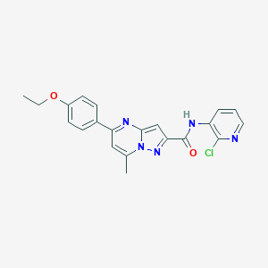 N-(2-chloropyridin-3-yl)-5-(4-ethoxyphenyl)-7-methylpyrazolo[1,5-a]pyrimidine-2-carboxamide