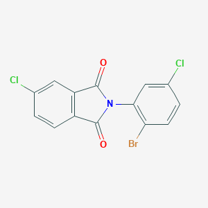 molecular formula C14H6BrCl2NO2 B447610 2-(2-bromo-5-chlorophenyl)-5-chloro-1H-isoindole-1,3(2H)-dione 