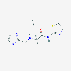 2-[[(1-methyl-1H-imidazol-2-yl)methyl](propyl)amino]-N-1,3-thiazol-2-ylpropanamide