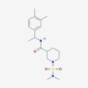 1-[(dimethylamino)sulfonyl]-N-[1-(3,4-dimethylphenyl)ethyl]-3-piperidinecarboxamide