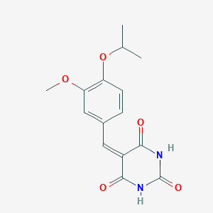 5-(4-isopropoxy-3-methoxybenzylidene)-2,4,6(1H,3H,5H)-pyrimidinetrione