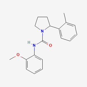 N-(2-methoxyphenyl)-2-(2-methylphenyl)-1-pyrrolidinecarboxamide