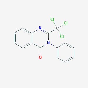 molecular formula C15H9Cl3N2O B447624 3-phenyl-2-(trichloromethyl)-4(3H)-quinazolinone 