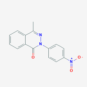 molecular formula C15H11N3O3 B447625 4-methyl-2-(4-nitrophenyl)phthalazin-1(2H)-one CAS No. 100864-77-5