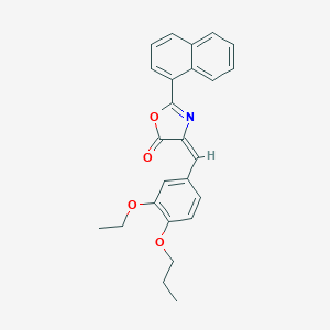 4-(3-ethoxy-4-propoxybenzylidene)-2-(1-naphthyl)-1,3-oxazol-5(4H)-one