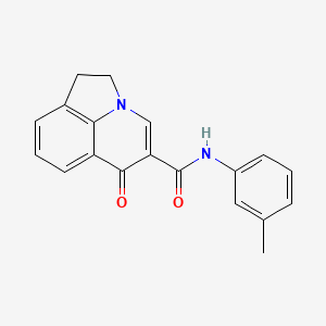 N-(3-methylphenyl)-6-oxo-1,2-dihydro-6H-pyrrolo[3,2,1-ij]quinoline-5-carboxamide