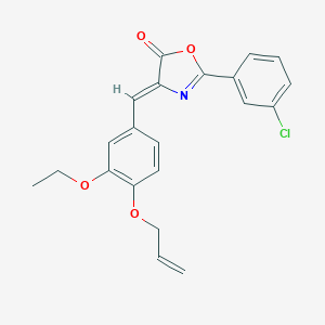 4-[4-(allyloxy)-3-ethoxybenzylidene]-2-(3-chlorophenyl)-1,3-oxazol-5(4H)-one