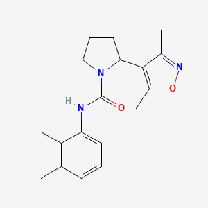 2-(3,5-dimethyl-1,2-oxazol-4-yl)-N-(2,3-dimethylphenyl)pyrrolidine-1-carboxamide