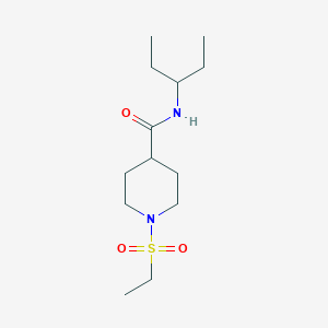 1-(ETHANESULFONYL)-N-(PENTAN-3-YL)PIPERIDINE-4-CARBOXAMIDE