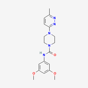 N-(3,5-dimethoxyphenyl)-4-(6-methyl-3-pyridazinyl)-1-piperazinecarboxamide