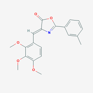 (4Z)-2-(3-methylphenyl)-4-(2,3,4-trimethoxybenzylidene)-1,3-oxazol-5(4H)-one