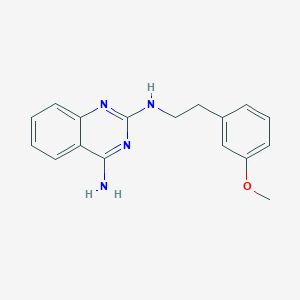 molecular formula C17H18N4O B4476489 N~2~-[2-(3-methoxyphenyl)ethyl]-2,4-quinazolinediamine 