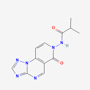 2-methyl-N-(6-oxopyrido[3,4-e][1,2,4]triazolo[1,5-a]pyrimidin-7(6H)-yl)propanamide