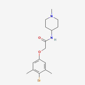 2-(4-bromo-3,5-dimethylphenoxy)-N-(1-methyl-4-piperidinyl)acetamide